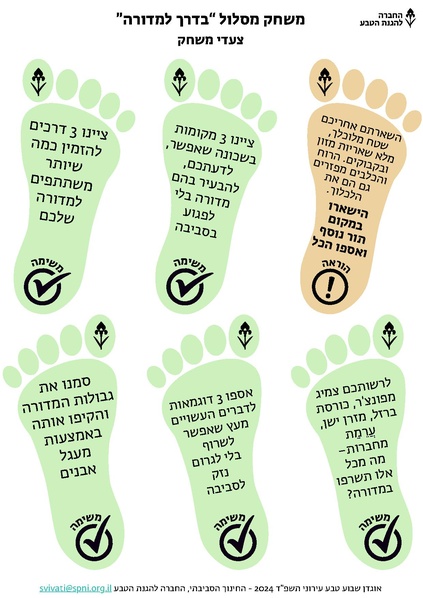 קובץ:משחק מסלול בדרך למדורה- צעדי משחק.pdf