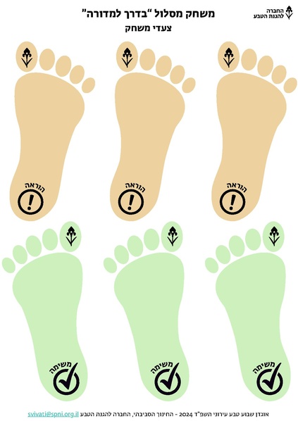 קובץ:משחק מסלול בדרך למדורה- צעדי משחק.pdf